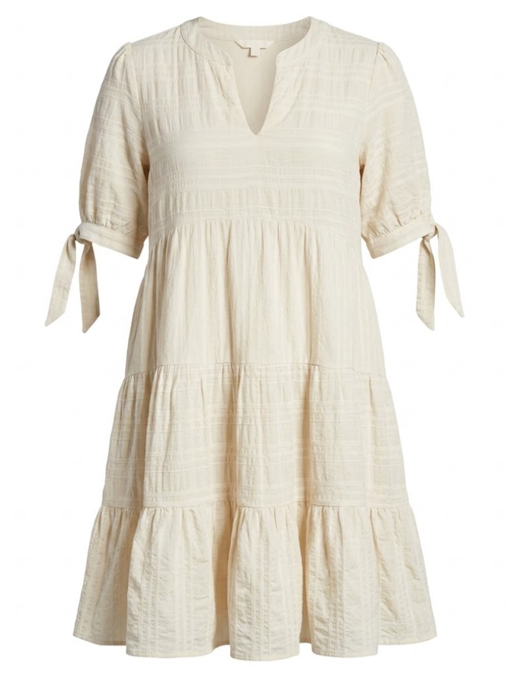 Altar'd State Cream Tiered Dress